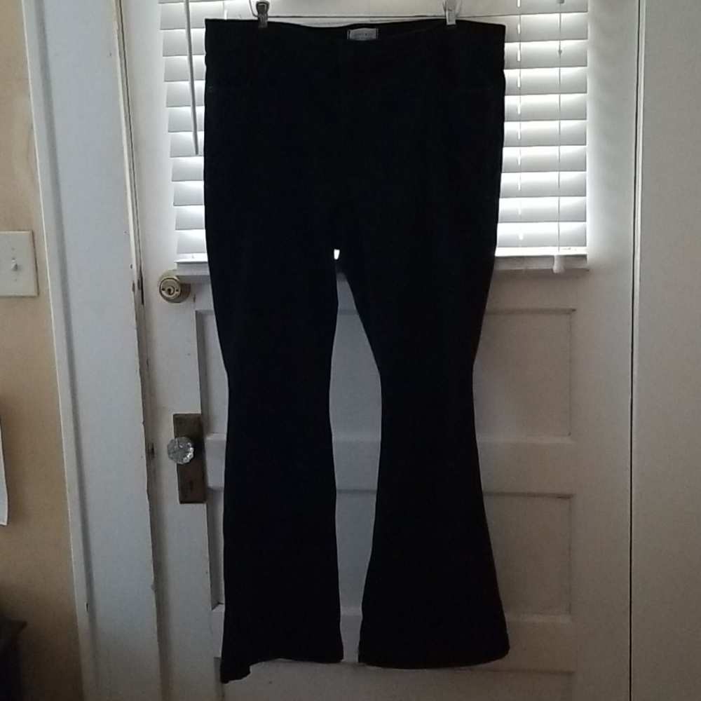 Black denim jeans